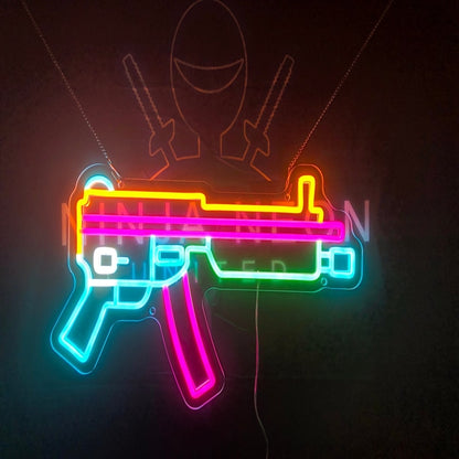 Customized Gun Neon Sign