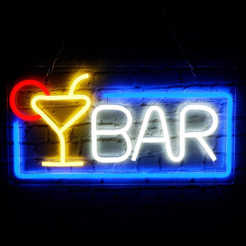 Bar Neon LED Sign